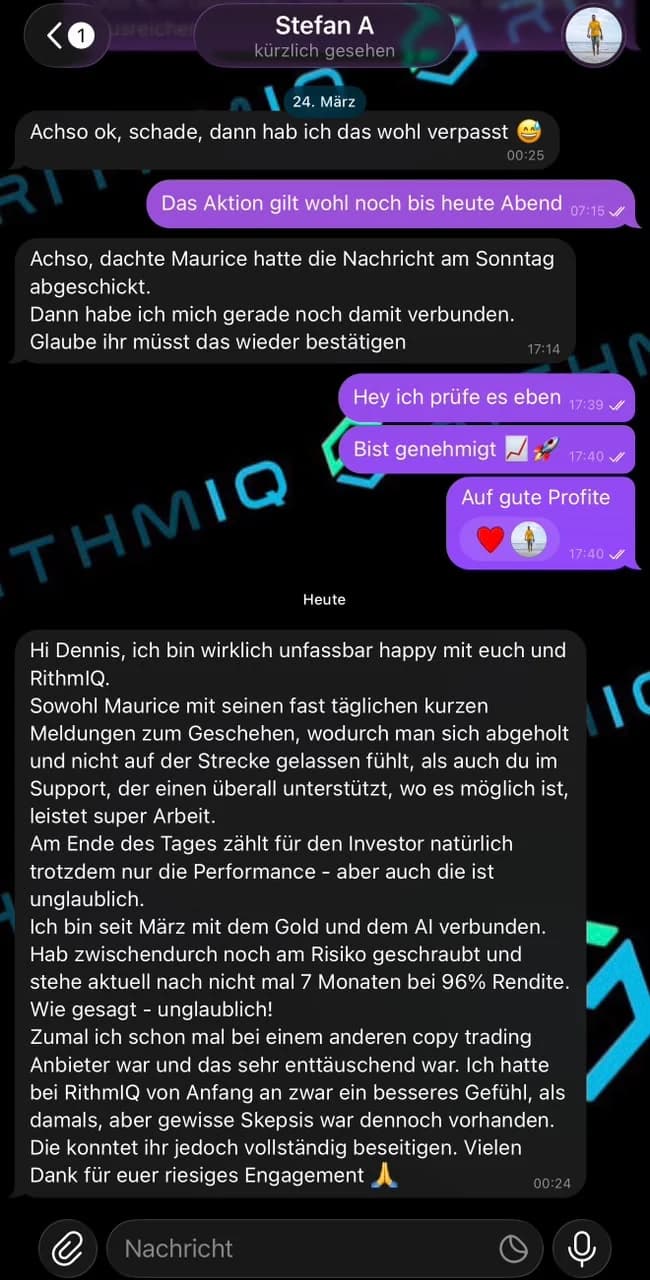 Kunden-Feedback 6 von 15 – Stefan A.