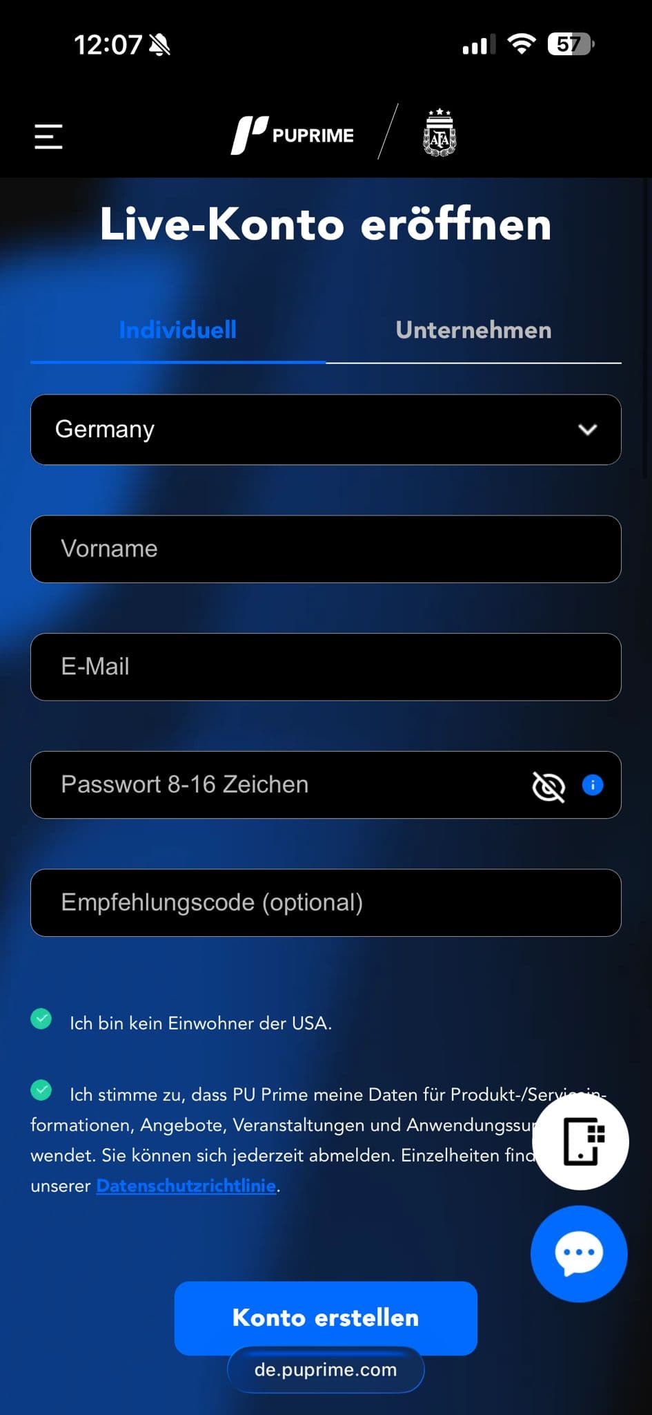 Eröffne deinen Trading-Account