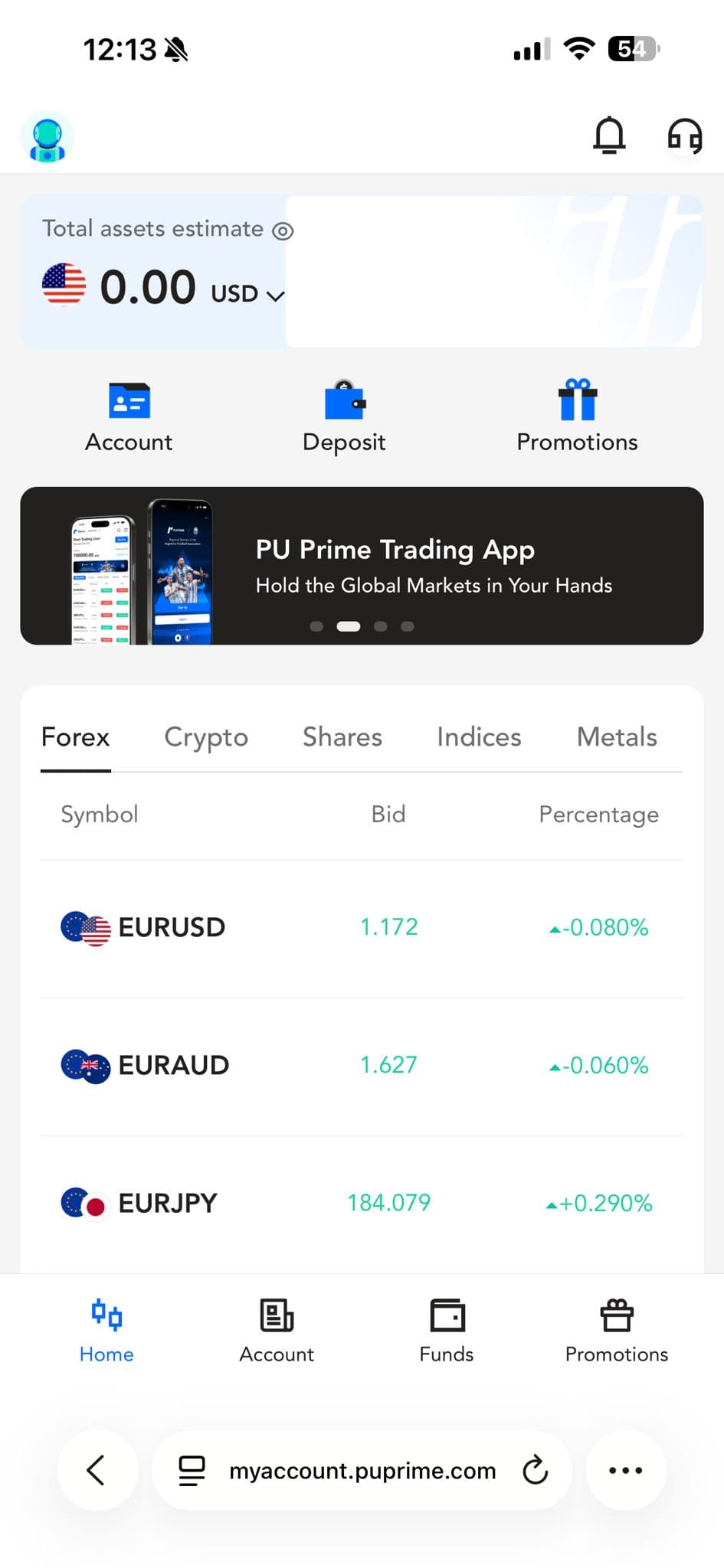 Trading-Guthaben aufladen